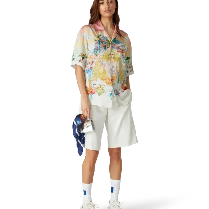 The Road to Knowledge kortärmad silkeskjorta