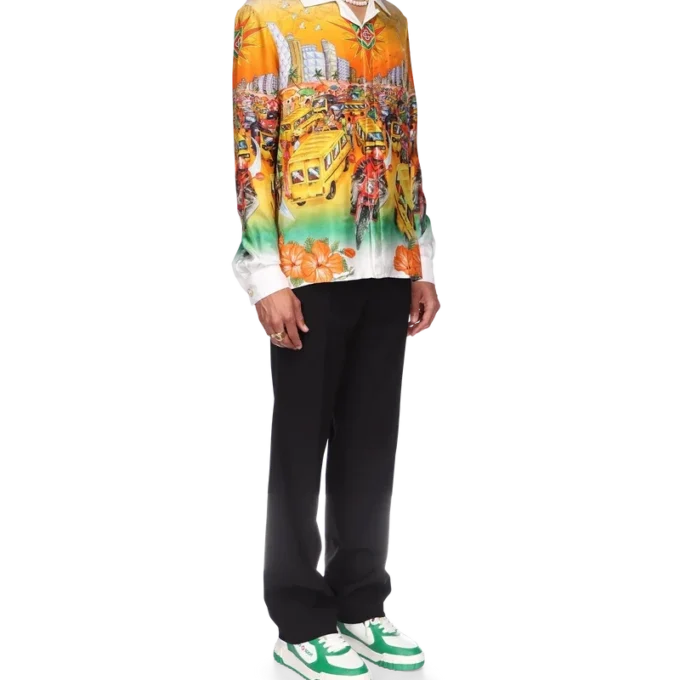 Traffic-linne-skjorte Traffic-linne-skjorte