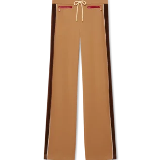 Träningsbyxor med chenillepaneler