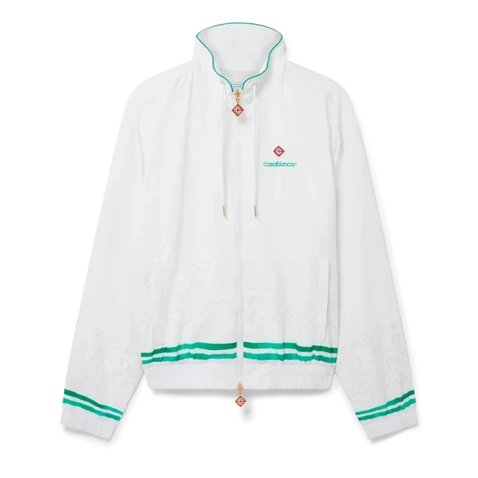 Träningsjacka med laserdetaljer