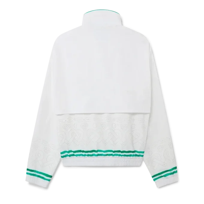 Träningsjacka med laserdetaljer