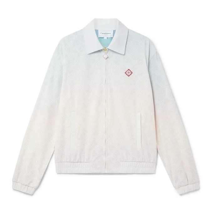 Träningsjacka med lasergraderade detaljer