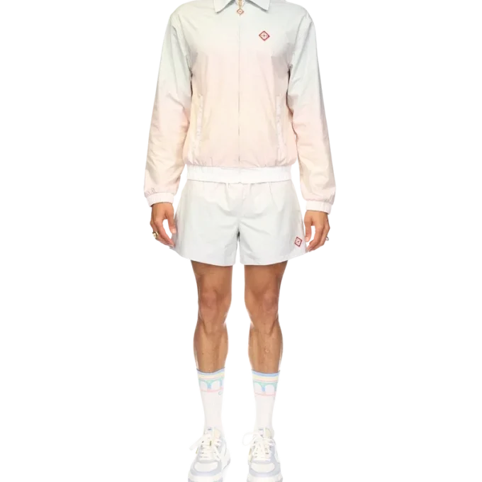 Träningsjacka med lasergraderade detaljer