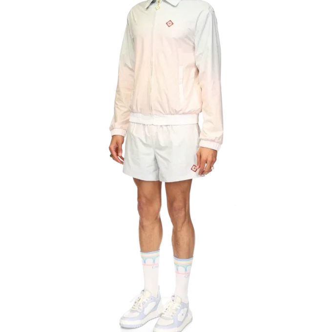 Träningsjacka med lasergraderade detaljer