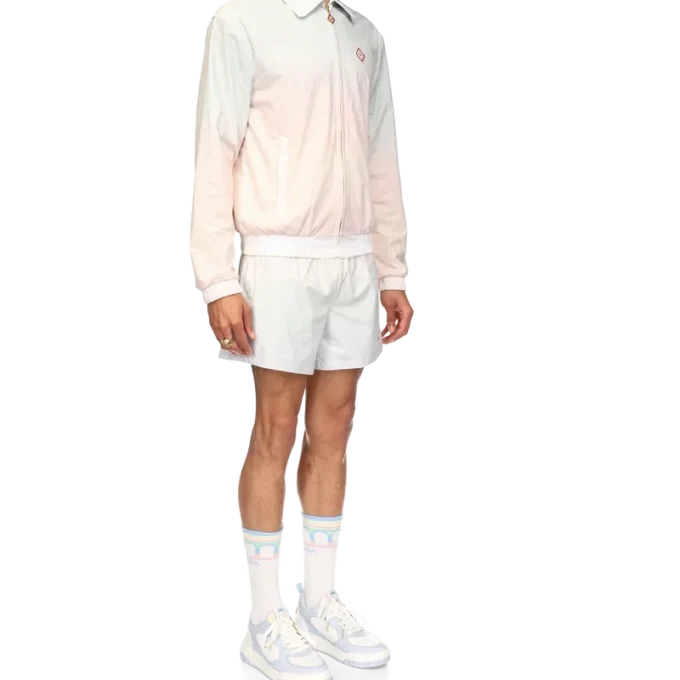 Träningsjacka med lasergraderade detaljer