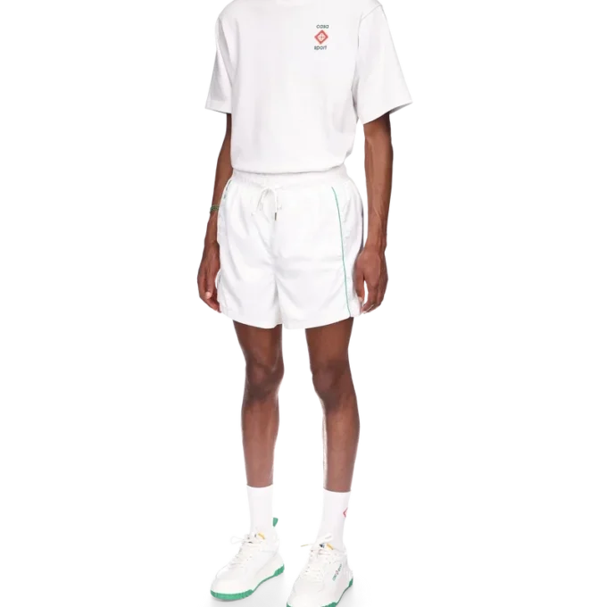 Träningsshorts med laserdetaljer