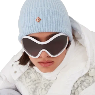 Ullmössa med ribbstickning