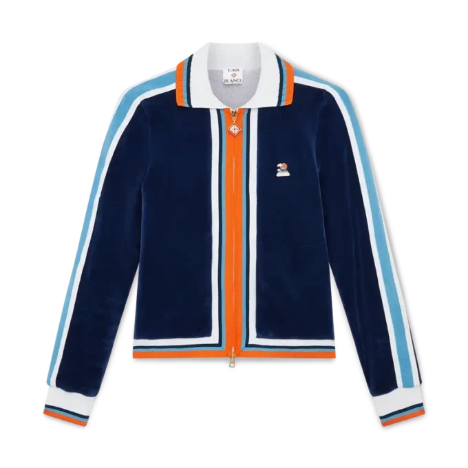 Velour Montagne-träningsjacka