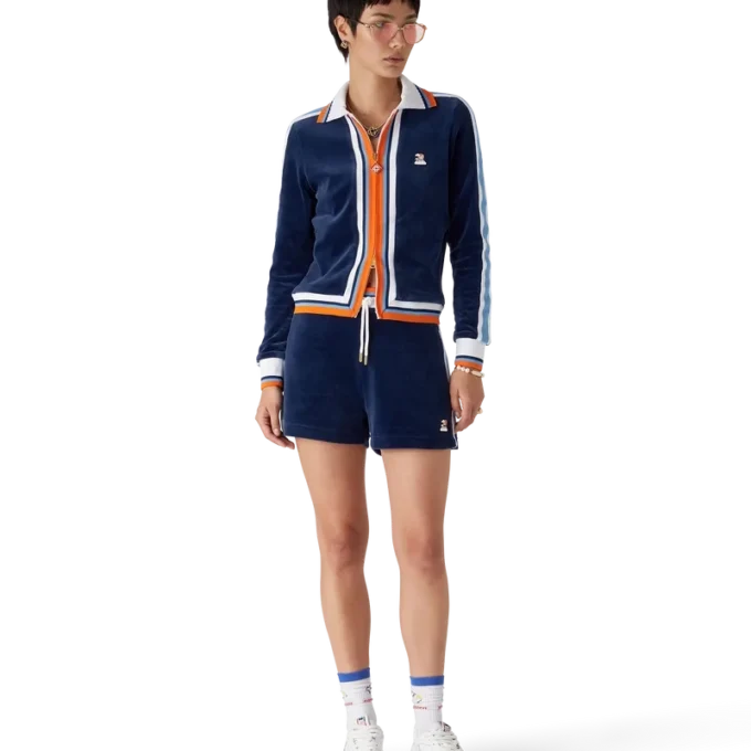 Velour Montagne-träningsjacka