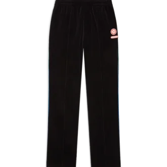 Velourbyxor med gradientkant