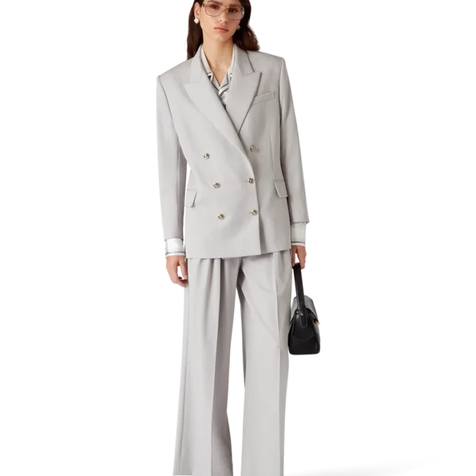 Överdimensionerad blazer i ull