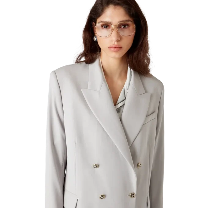 Överdimensionerad blazer i ull