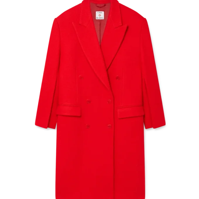 Överrock i kokt ull