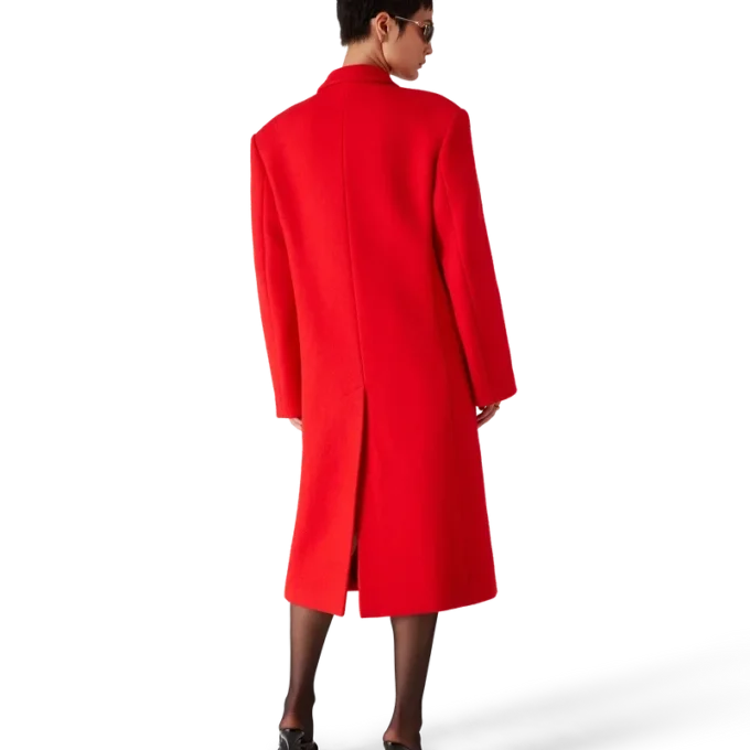 Överrock i kokt ull