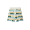 Vågiga bouclé-Shorts