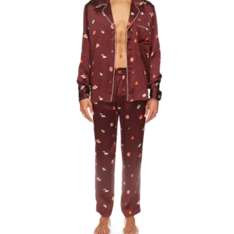 Vices pyjamasbyxor i silkesatin