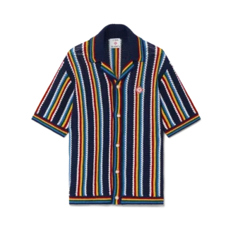 Virkad randig skjorta