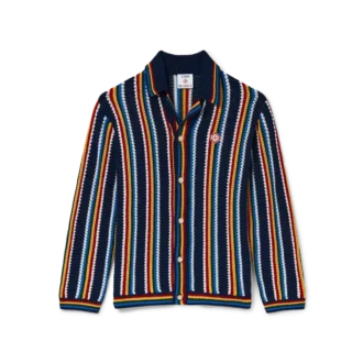 Virkad randig skjorta