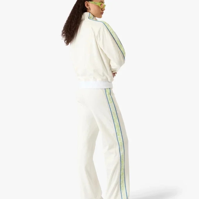 Vit Laurel Track Zip-jacka