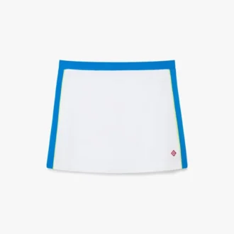 Vit och blå pikéminikjol