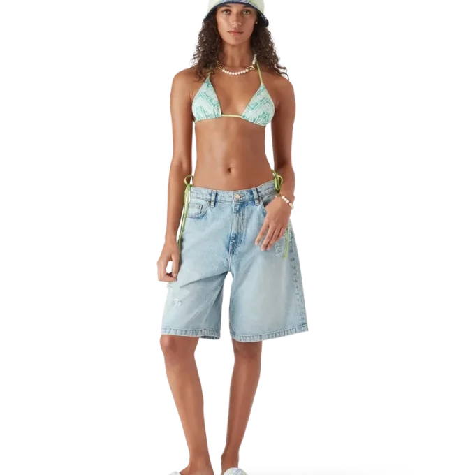 Vita Monogram-badtofflor för dam Vita Monogram-badtofflor för dam