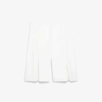 Vita plisserade baggy shorts