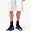 Vita plisserade baggy shorts