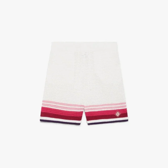 Vita virkade Shorts