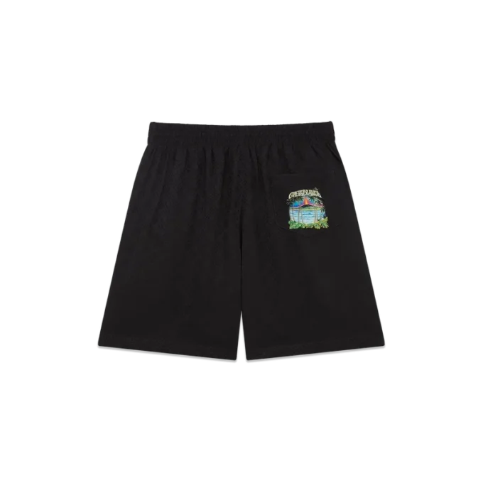 Volcano Jacquard Silk Shorts
