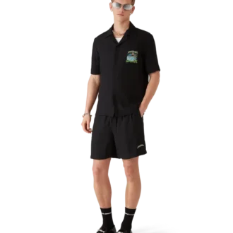 Volcano Jacquard Silk Shorts