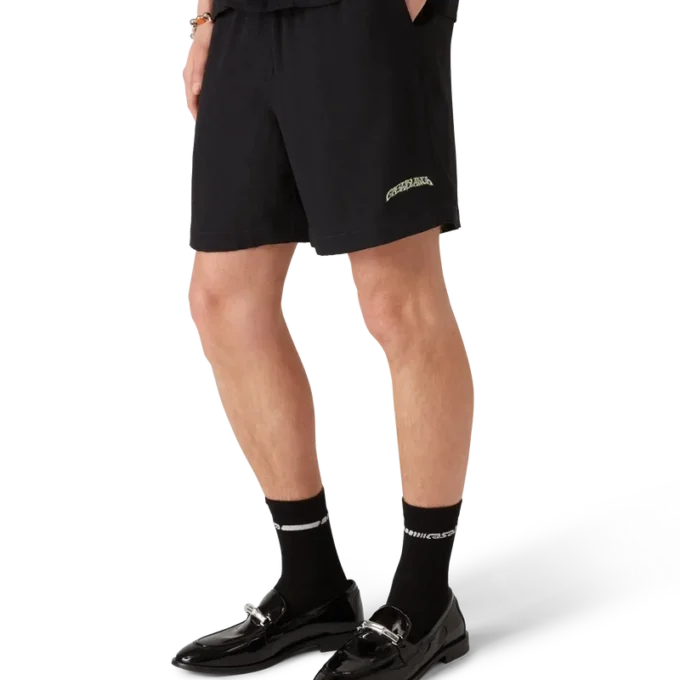 Volcano Jacquard Silk Shorts