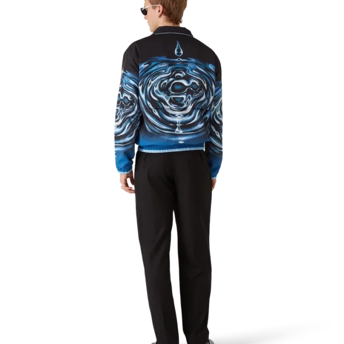 Warped Logo Ripple vindjacka