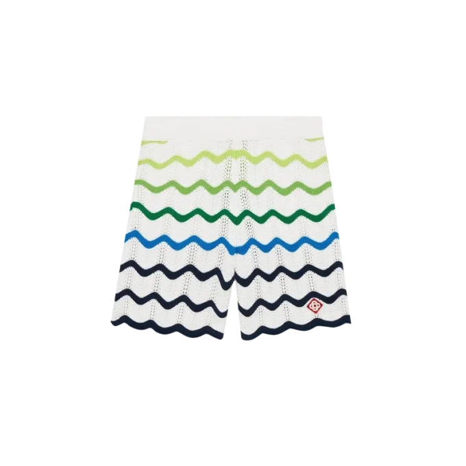 Wave-stickade shorts