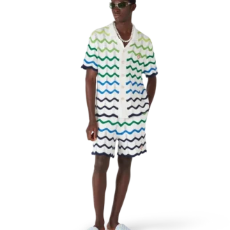 Wave-stickade shorts