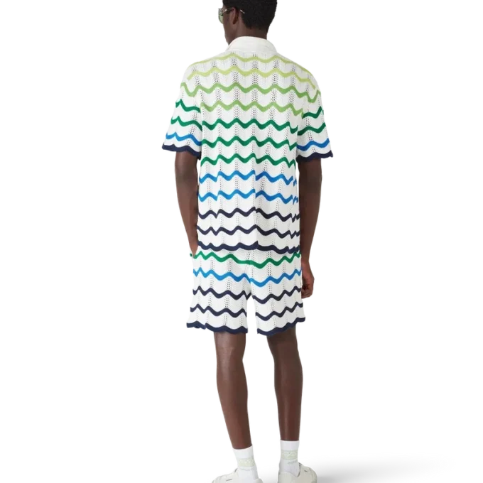 Wave-stickade shorts