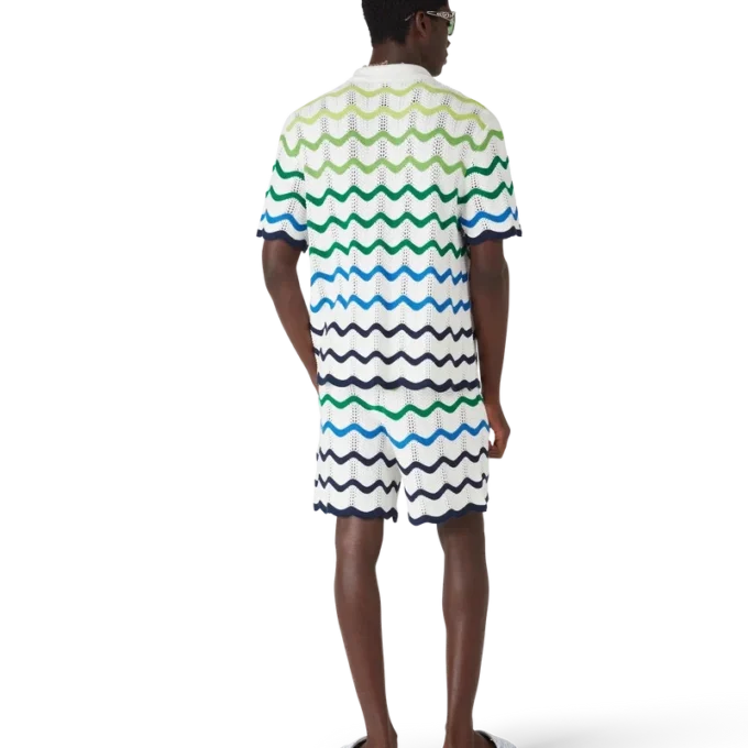 Wave-stickade shorts