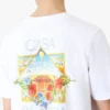 White Flower Court Icon kortärmad T-shirt